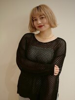 チザン(TIZAN)&nbsp;まとまるミニボブ×柔らかベージュカラー＊