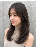 コヴァ バイ ボクノ 荻窪(COVA by bokuno)&nbsp;顔まわりレイヤーで小顔見え◎ふわ艶ミディ