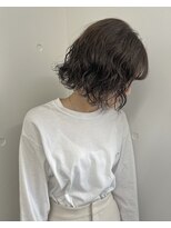 ユノ(juno)&nbsp;コテ巻き風ボブパーマ　シオガマ
