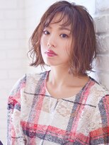 ロッソ(ROSSO)&nbsp;【Rosso十日市】　フリンジボブ×スモークカラー