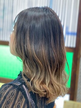 クアトロ グランシュ 川崎店(QUATRO × GranCieux) 【QUATRO川崎】グラデーションカラー　谷口星利奈