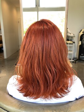 アドラーブル 万代店 (adorable) 【アプリコットオレンジ】×【ミディアムレイヤー】