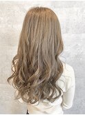 ブリーチなし！アッシュベージュ☆