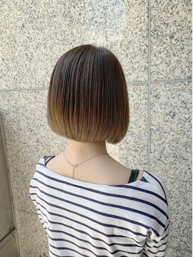 ノア(noa.) 襟足スッキリミニボブ◎/平野智香  弘明寺 noa. ノア 美容室