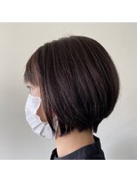 サラジュ 西宮北口店(SARAJU) ■ゼロテクカラー/前下がりショート【柴田とも子】