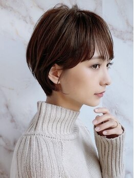 オアシスアヴェダ ザ・ペニンシュラ東京(OASIS AVEDA)の写真/再現性の高い大人女性の魅力を最大限に引き出すスタイルが人気。顎ラインボブ・くびれヘアも是非お任せを◎