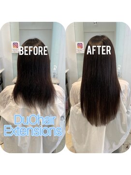 デュオヘアー エクステンションズ 新宿 清楚☆ナチュラルロングヘアー♪♪♪