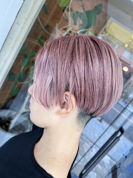 ラブリッシュ(LOVERICHE) ブリーチでつくるペールピンクカラー　【延山styring】