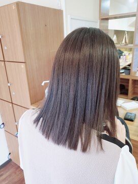 ノッシュ 七隈店(Hair Spa Nosh) ストレート×ラベンダーカラー