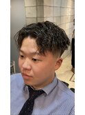 ロースキンフェードツイストスパイラルパーマセンターパート I
