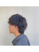 <翁長孝輔>メンズハードパーマ/黒髪メンズマッシュパーマ