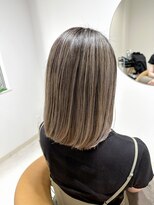 イト(ito.)&nbsp;バレイヤージュロブ_ニュアンスカラー_カーキベージュ