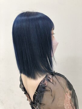 テーラヘアー 岩槻店(TELA HAIR) ネイビーブルーカラー♪