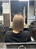 淡いピンクベージュカラー！ブリーチ必須