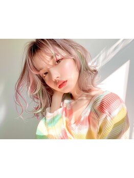 【地下鉄/東三国】《ダメージレスブリーチWカラー\12000》赤味を抑えたアッシュやグレージュはluciaで★