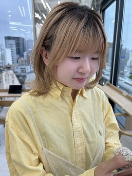 ビューナゴヤ 名駅(VIEW NAGOYA) 黒髪/ボブルフ/ネビージュ/小顔/ワンレン/レイヤーカット