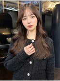 〇韓国ヘア ヨシンモリ レイヤーカット シースルーバング