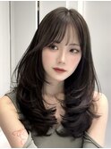 韓国ヘア/ブリーチ/暖色カラー/ワンホン【レイヤー/渋谷】