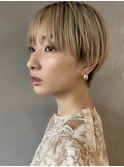 【PARK】コンパクトショート×ハイトーンホワイトベージュ