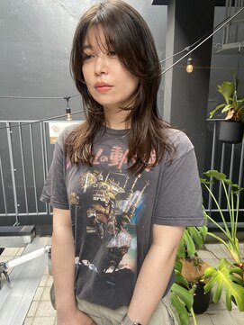 パープル(PURPLE) ウルフカット/レイヤーカット/ロングヘア/イルミナカラー