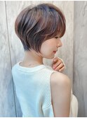 ミニウルフレイヤーカット顔周りカット前髪カットショート錦糸町