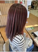 ピンク×ハイライト