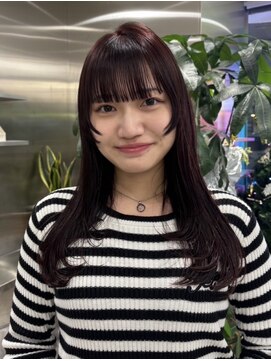 ゼスト 八王子店(ZEST) レイヤーカット/ワインレッド【伊藤想】