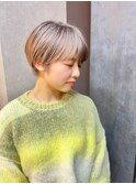 ハイトーン　マッシュショート