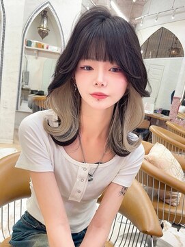 ロンドローズ 名古屋(Lond damaskRose) ダブルカラー ブリーチ 名駅 韓国 ボブ 髪質改善 縮毛矯正