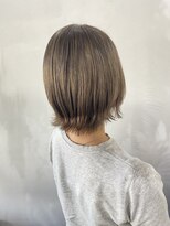 ビズヘアー マシェリ(bisou hair macherie)&nbsp;ミルクティーカラー×ボブ