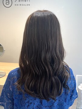 カエラ(kaela) 【kaela 仲丸】セミロング×グレージュカラー