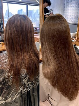 アンククロス 渋谷(ANKH CROSS) エクステ/ビフォーアフター/ロング/ロアバージン