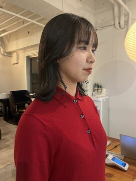 ライン(LINE) グレージュ/透明感カラー