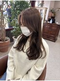 ブリーチなし！透明感ダブルカラー