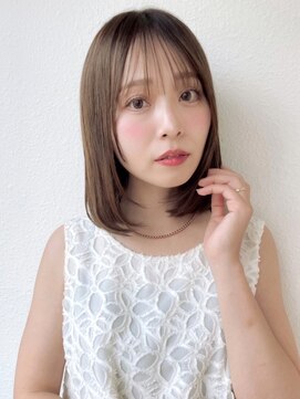 カバーヘア ブリス 北浦和(COVER HAIR bliss) 内巻きレイヤーボブ×縮毛矯正/髪質改善/大人ガーリーp北浦和