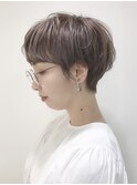 横顔美人マッシュショート