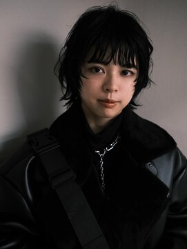 アルテペロ 栄矢場町店(arte pelo) 【arte pelo】ショートウルフ/黒髪ショート/顔まわりレイヤー