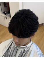 ビカムメンズヘアー 栄店(become men's hair)&nbsp;シースルーフェザー/フェザーパーマ/韓国ヘア
