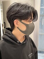 ニコトウキョウ 新宿(nico TOKYO) メンズセンターパートウルフセンターパートニュアンスパーマ襟足