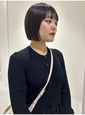 切りっぱなしボブ