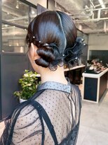 アルバム 新宿(ALBUM SHINJUKU)&nbsp;アップカチモリヘアアレンジブラウン_ba592252