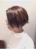 ブリティシュカジュアルショートボブ