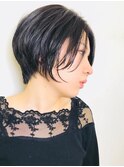 前下がりアッシュショート【RENJISHI】