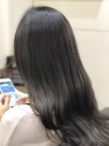 ファシオ ヘア デザイン(faccio hair design)&nbsp;シルバーグレー×ロング