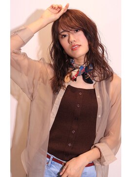 リンクスヘアー(LINqS hair) 無造作ウェーブ×大人かわいい×とろみ