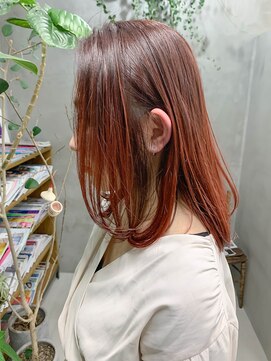 テトヘアー(teto hair) オレンジベージュ、オレンジブラウン、暖色カラー