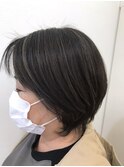【AMAZING HAIR 中沢店/鳥越】ショート×大人ハイライト/小顔