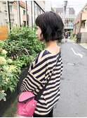 ボブパーマ　くせ毛風　アクア表参道【世良綾花】