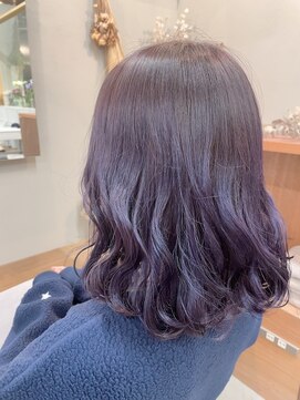 マロウ(mallow) 《花屋併設》グラデーションパープル@20代30代40代@アディクシー