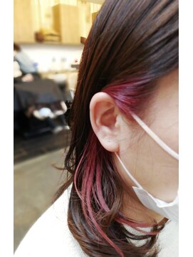 ベルクープス 天王寺店(Belle Coupes) 【Bellecoupes】林原加昌 イヤリングカラーピンク